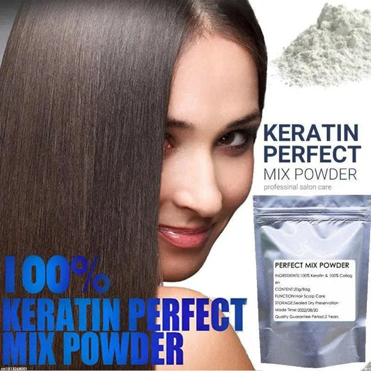 100% Collagen and Keratin Prefect Mix Powder Vitamins Hair Roots Protein - K&T Retail